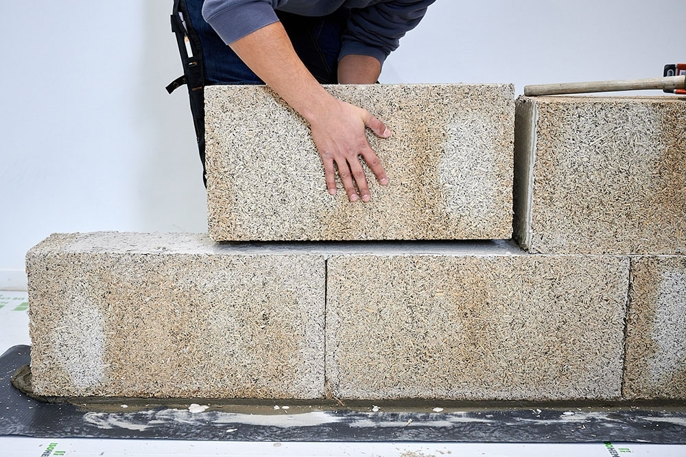 Structural store hempcrete blocks